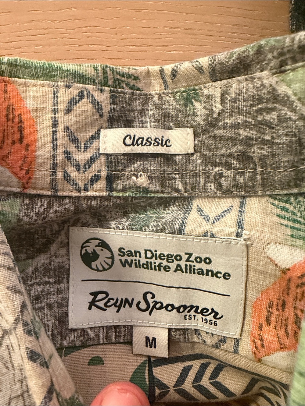 Reyn Spooner San Diego Zoo Wildlife Alliance Shirt M classic fit  Collab Rare - Picture 5 of 9